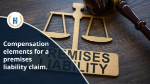 How are premises liability claims compensated in California?