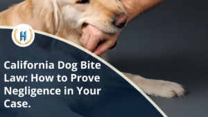 Proving Negligence in Dog Bite Cases: Insights from California Dog Bite Law